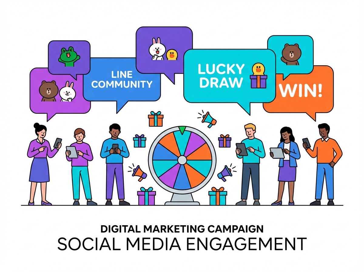 LINE互動活動插畫